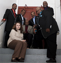 Albie & Ann Spottswood with the Temptations