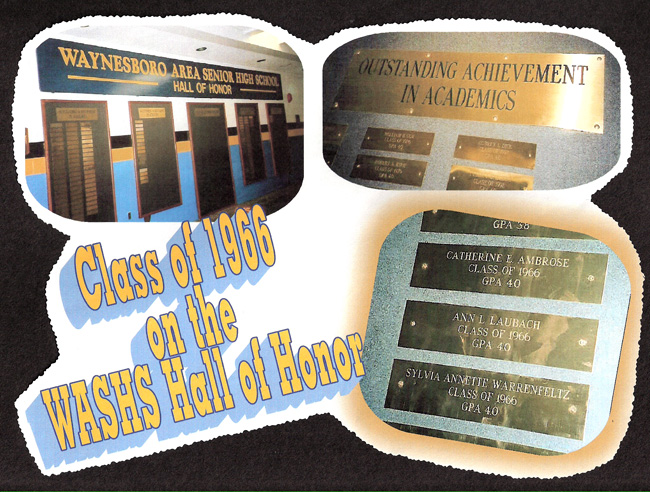 Class of 66 Wall of Fame